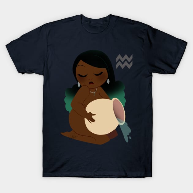 Zodiac: Aquarius T-Shirt by FrancisTheThriller